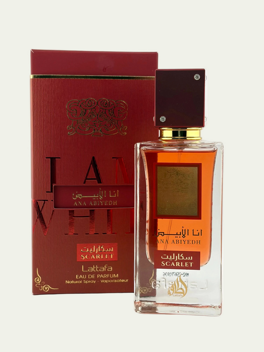 Lattafa Ana Abiyedh Scarlet Decant